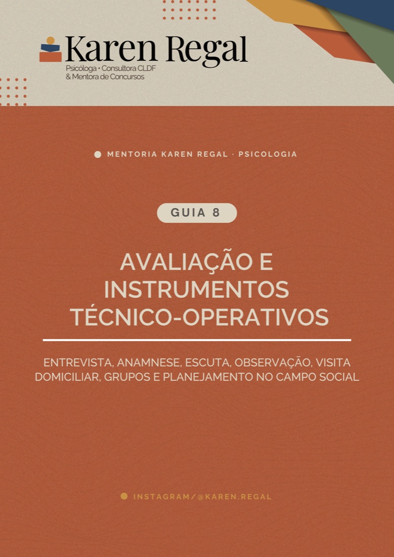 Capa do guia — Avaliação e Instrumentos Técnico-Operativos